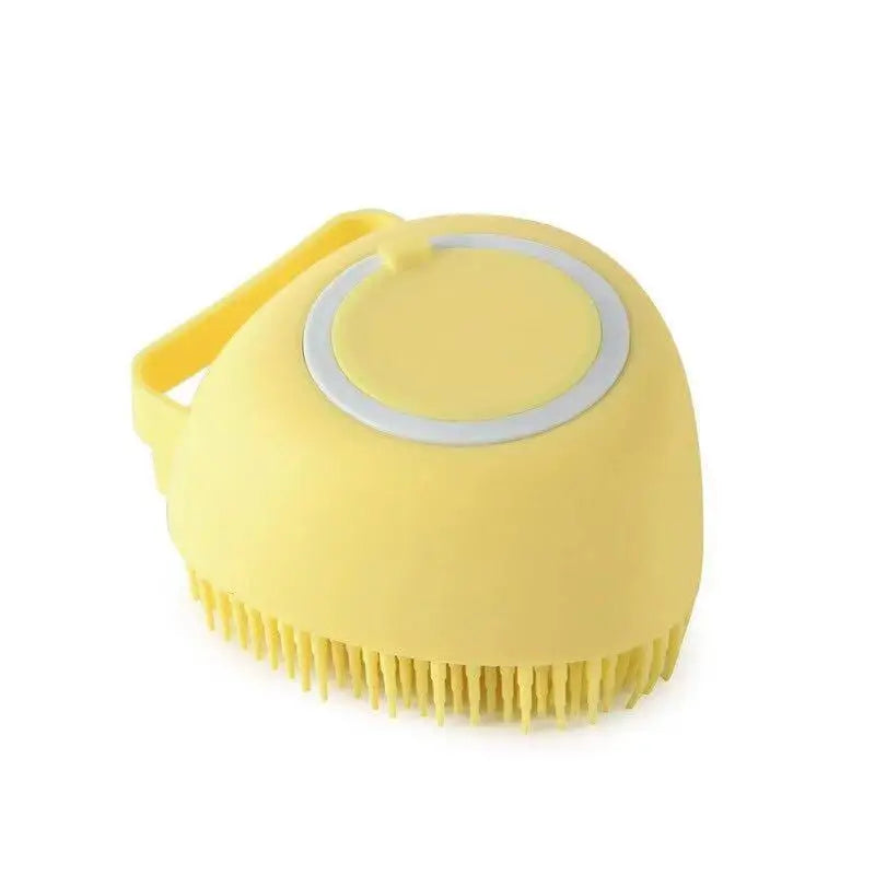 Dog Cat Bath Massage Glove Soft Silicone Grooming Brush for Cleaning Shedding Hair