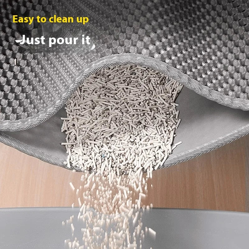Extra Large Cat Litter Mat Waterproof | Double Layer Anti-Tracking Mat