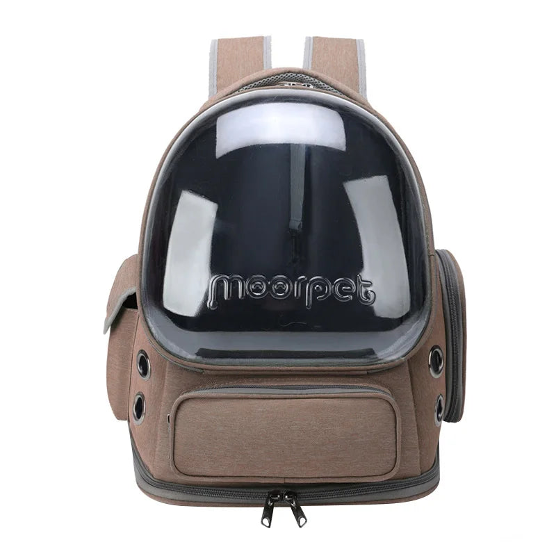 Waterproof Pet Backpack  | Breathable Cat & Small Dog Travel Carrier Bag