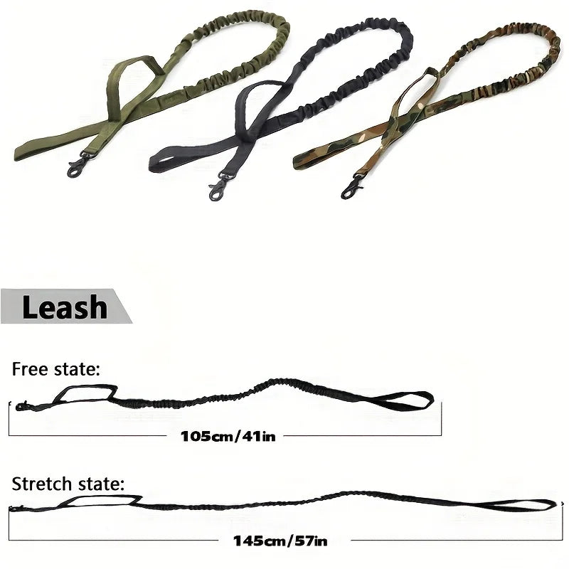 Tactical Dog Leash | Heavy Duty Training Lead for Large Dogs