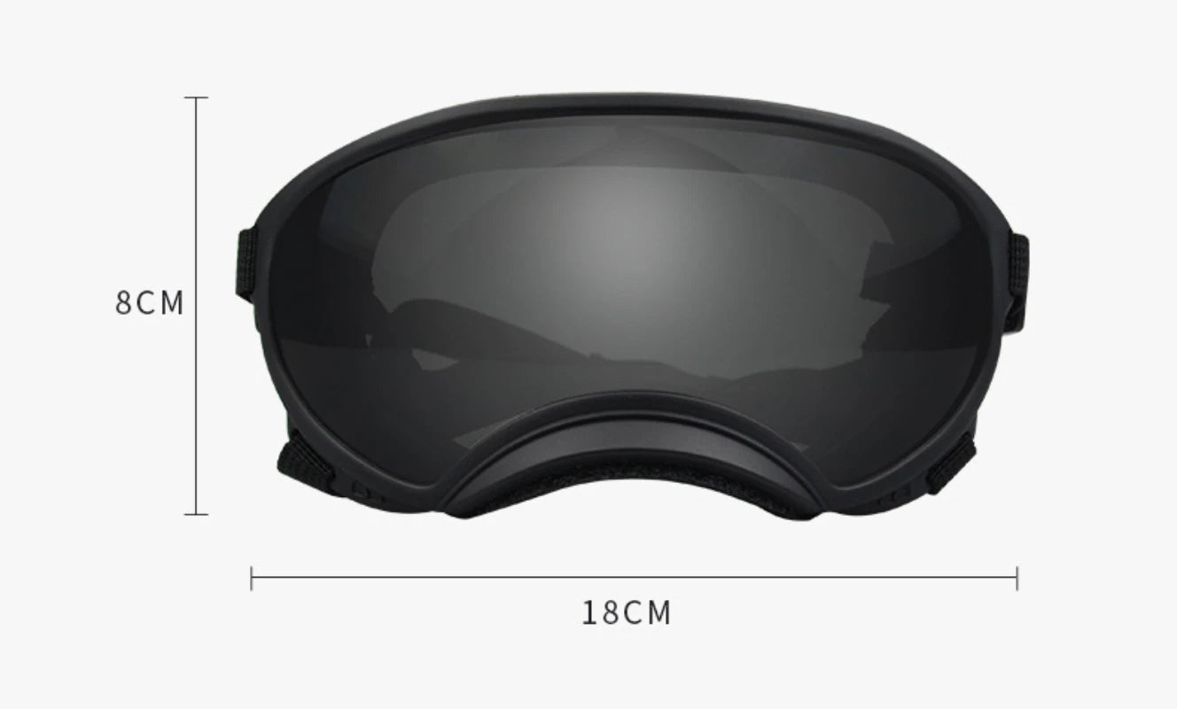 Dog Ski Goggles Anti Fog UV Protection Windproof Adjustable Pet Sunglasses