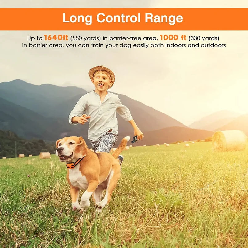 Dog Training Collar with Remote | 500m Waterproof Training System