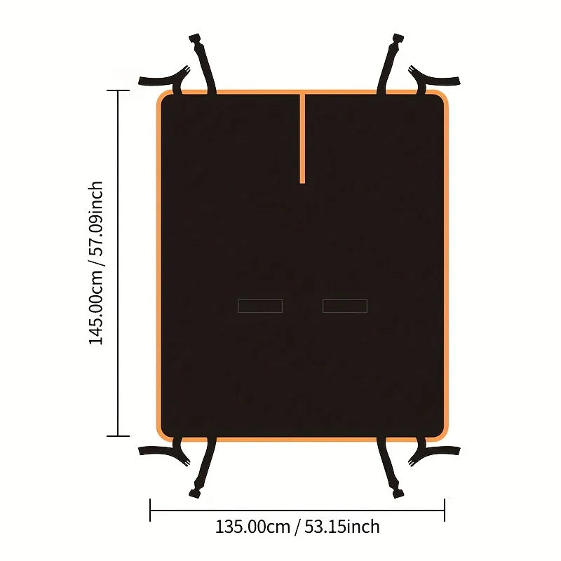 Waterproof Dog Car Seat Cover Scratch Resistant Hammock Protector