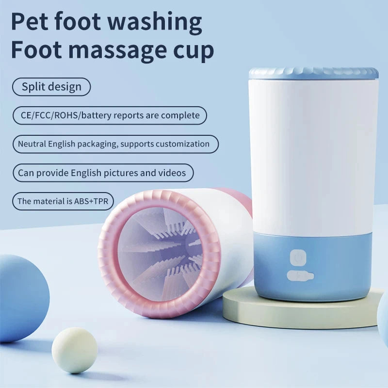 Electric Dog Paw Cleaner | Portable Automatic Paw Washer