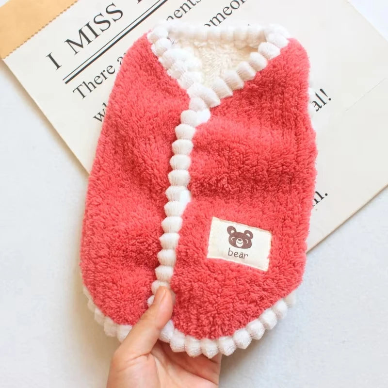Warm Fleece Dog Jacket for Small Dogs | Bark&Whiskers