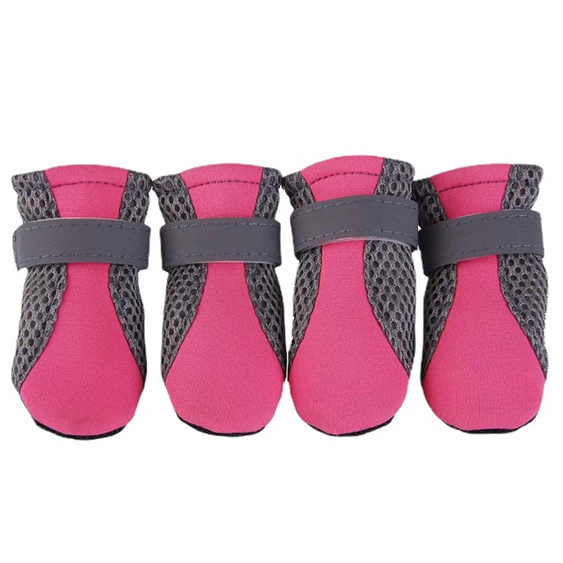 Waterproof Dog Shoes Anti Slip Reflective Boots for Small and Medium Dogs