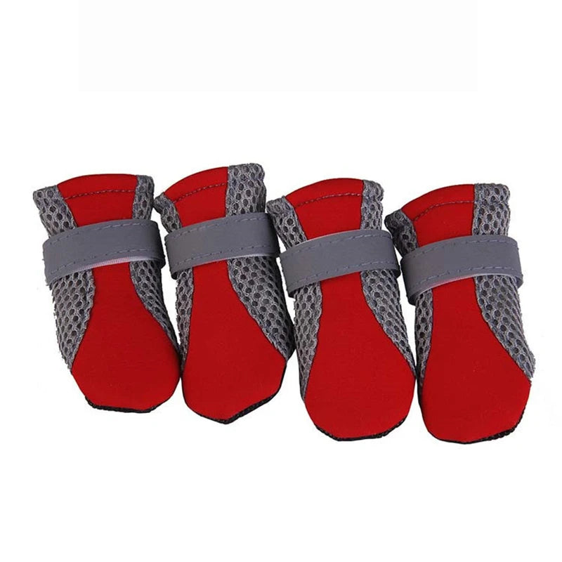 Waterproof Dog Shoes Anti Slip Reflective Boots for Small and Medium Dogs