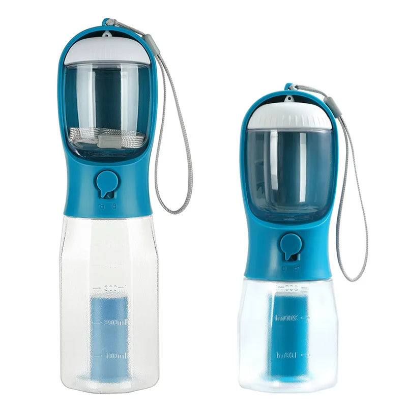 4-in-1 Pet Travel Water Bottle for Dogs & Cats
