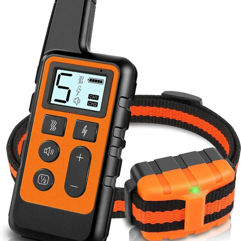 Dog Training Collar with Remote | 500m Waterproof Training System