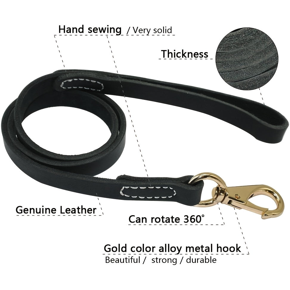 Premium Leather Dog Collar – Durable, Comfortable & Stylish for Everyday Use